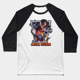 Metal Storm Baseball T-Shirt